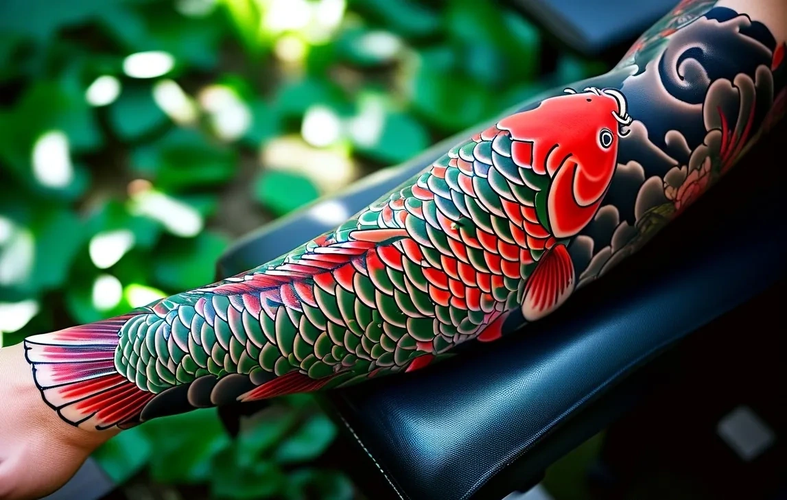 татуировка карп на руке значение