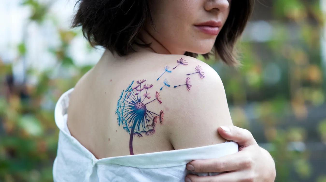 Тату значение одуванчик