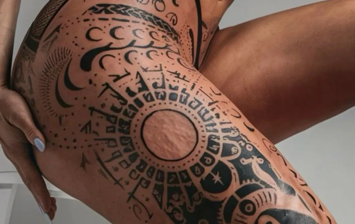 💪🔥 Значение тату на бедрах для мужчин и женщин 💃⚔️