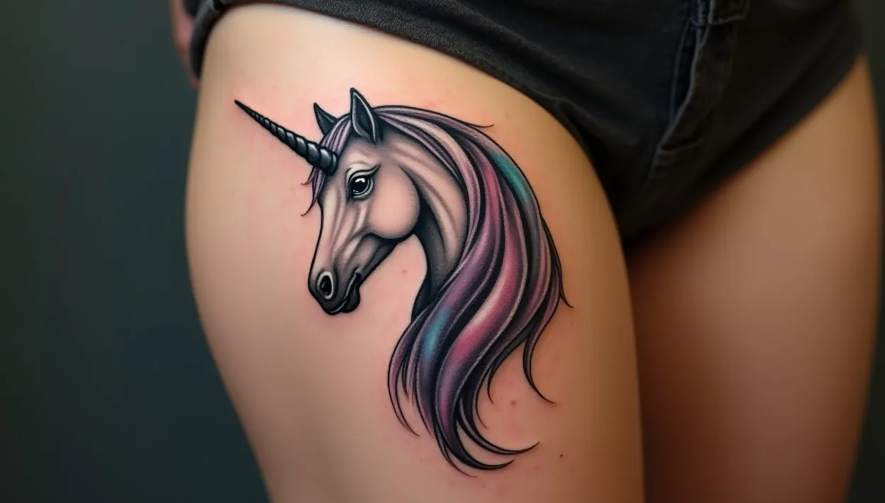 тату единорог значение