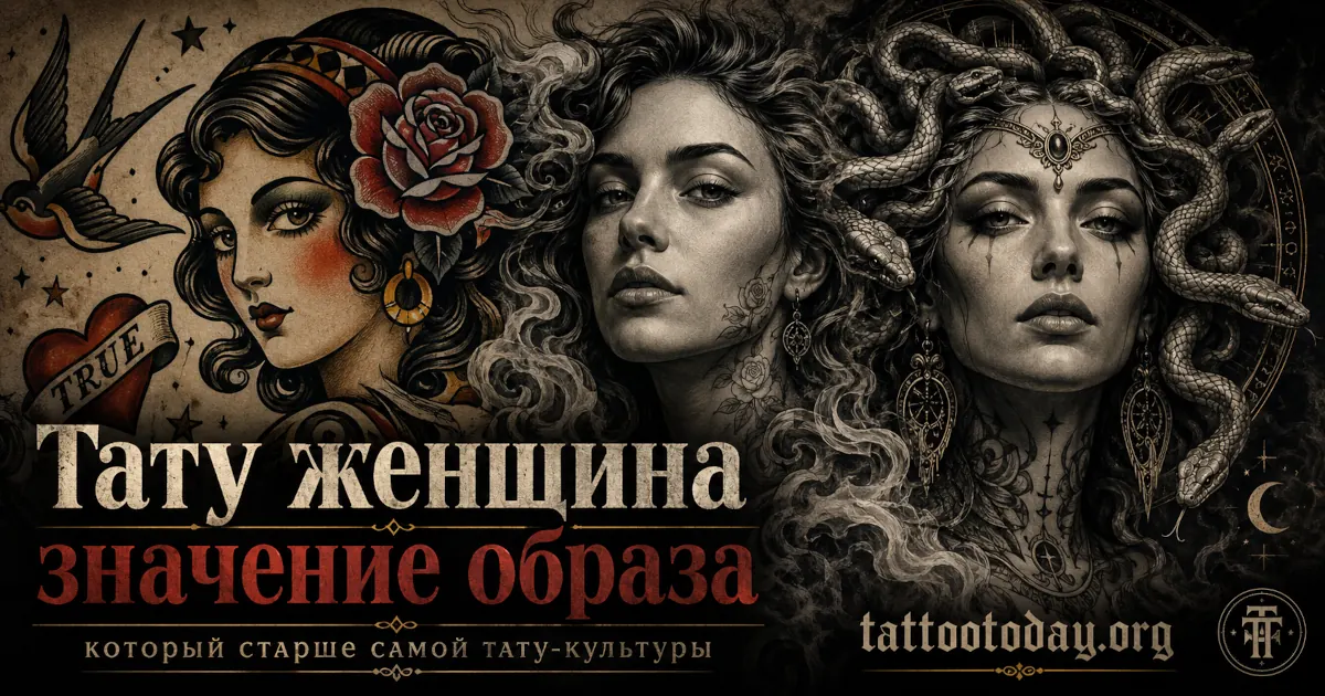 Тату женщина: значение образа, который старше самой тату-культуры