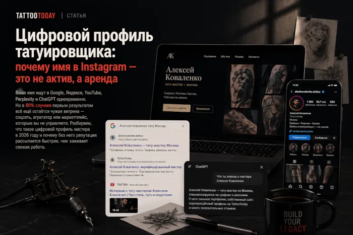 Цифровой профиль татуировщика: почему имя в Instagram — это не актив, а аренда