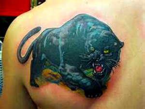 Тату вавилон — кеметизм и пантера Тупака Шакура