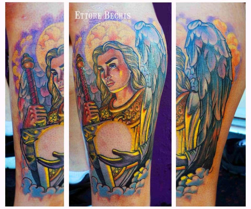 Тату Архангел Уриэль значение