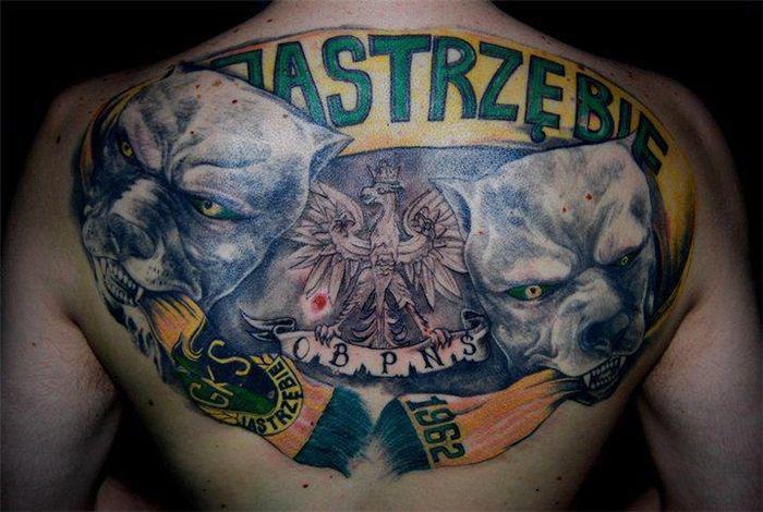 Татуировки футбольных фанатов