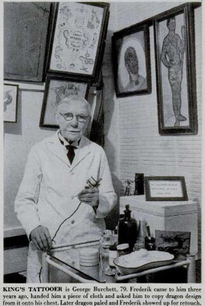 Джордж Берчетт George Burchett история татуировки