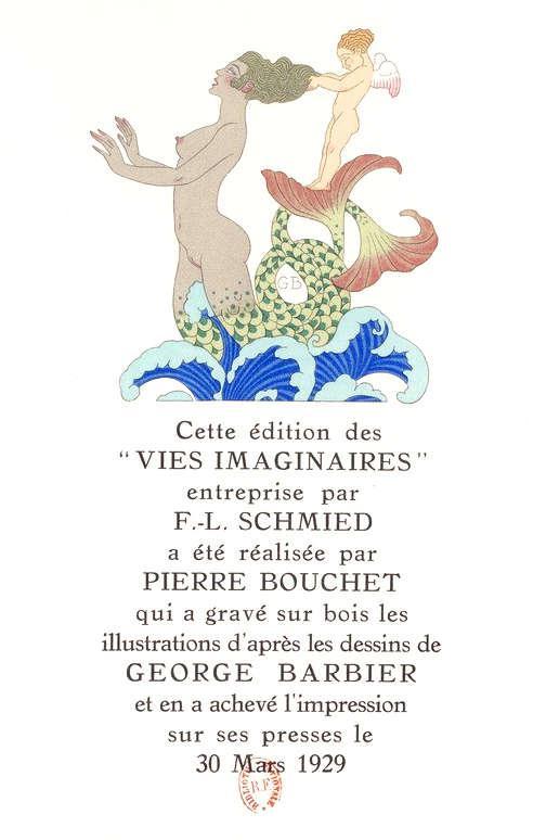 George Barbiers Marcel Schwob titul