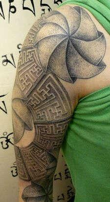 Лабиринты в татуировке