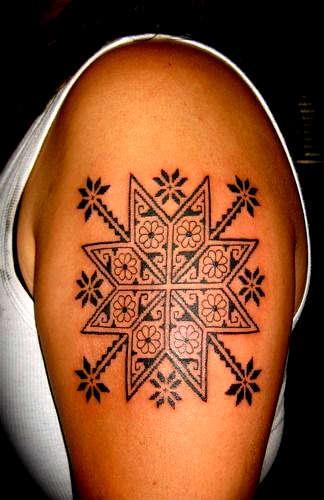 Говорящие картинками Уичоли — тату кактуса пейота