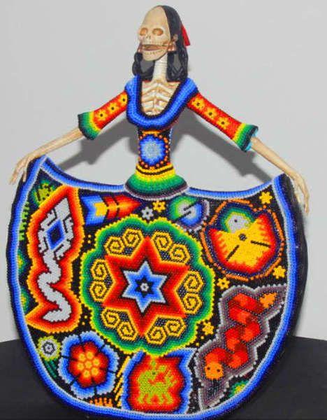 Тату Череп Катрины и щеголоватый скелет