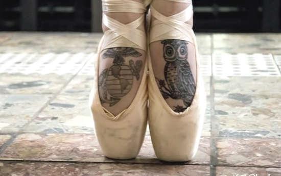 Татуировка в балете