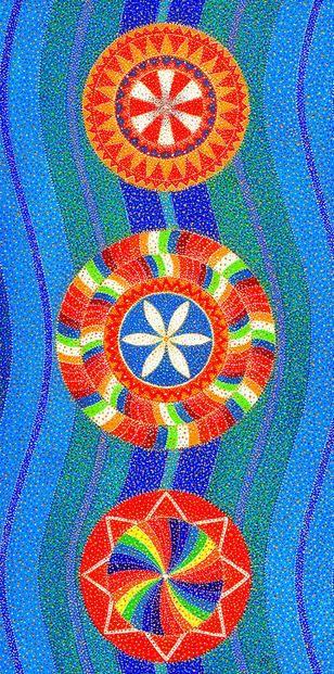 Тату мандала руны Радуга эскизы