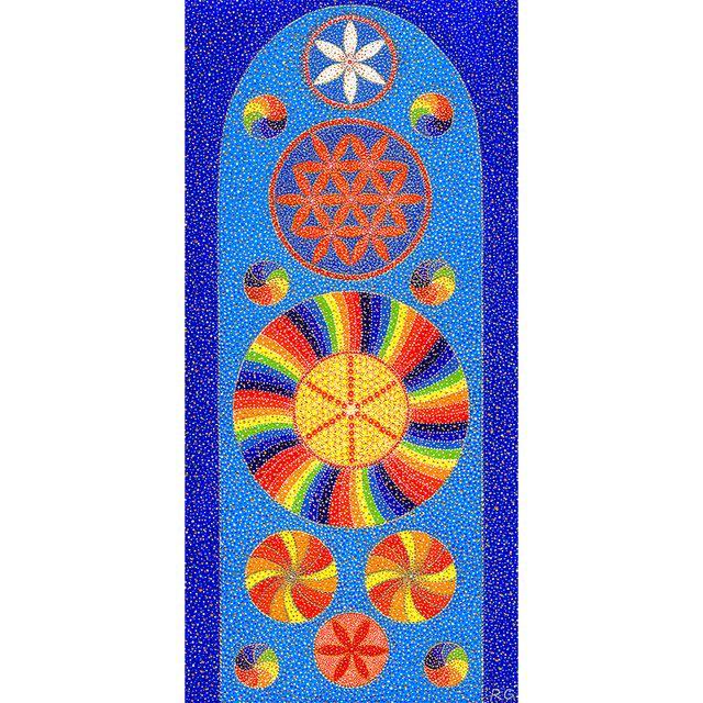 Тату манадала руны Радуга эскизы