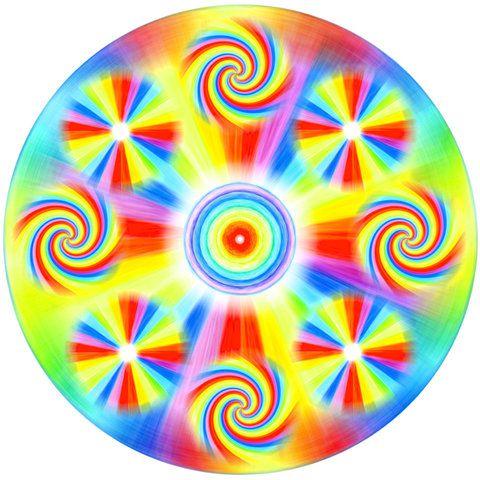 Тату мандала руны Радуга эскизы