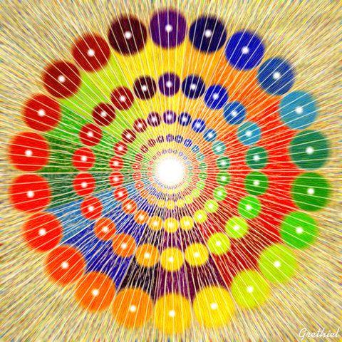 Тату мандала руны Радуга эскизы