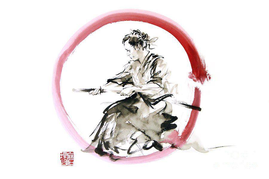 Тату Энсо или Дзен-круг