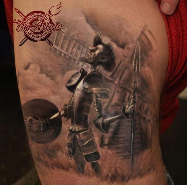 Тату Дон Кихот, Санчо Пансо, мельница, Сампо