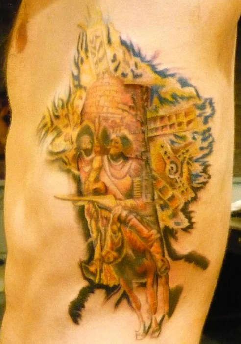 Дон кихот - символ войны в интернете, мельница - интернет