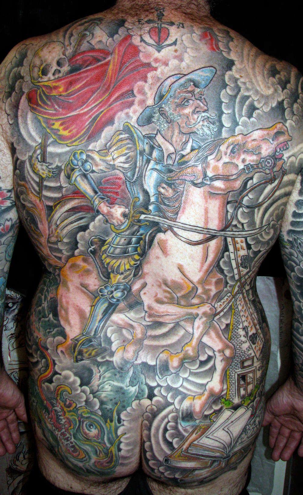 Тату Дон Кихот, Санчо Пансо, мельница, Сампо