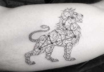 Одноигольная татуировка