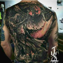 всадник смерти спина, тамплиер