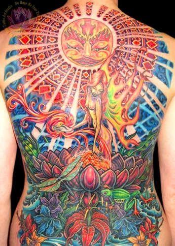 Тату фея, эльфы - земное волшебство и чудеса