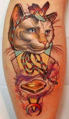 Тату кот