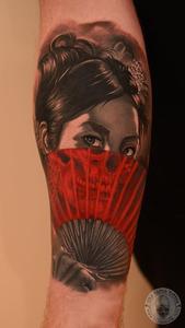 татуировка гейша