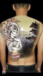 татуировка гейша