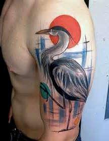 Тату цапли
