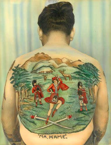 История татуировки - олд скул женская классика