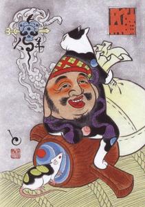 tattoo кошка самурая