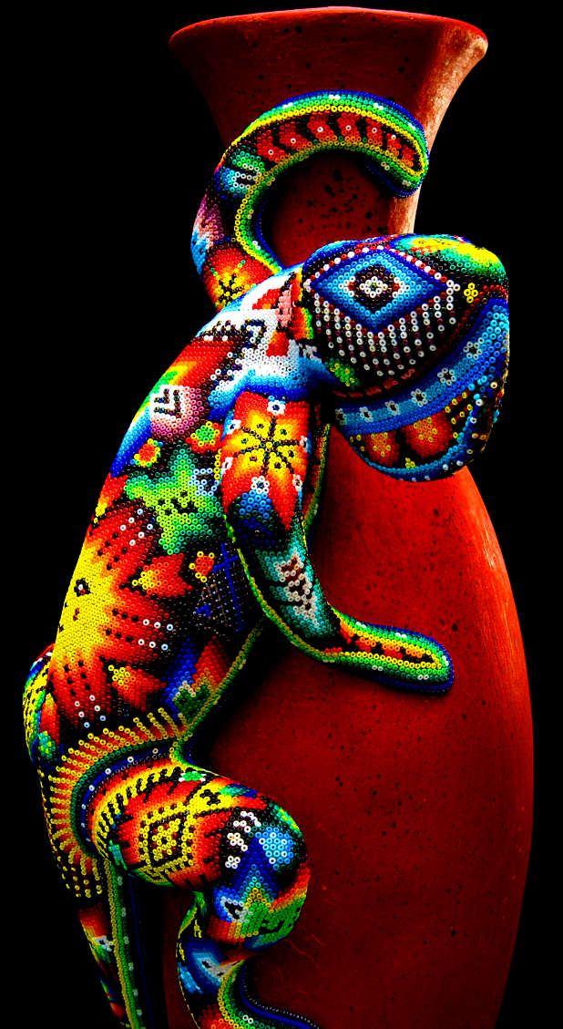 Тату ящерица - openSUSE линукс тату