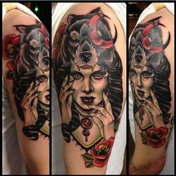 Лунница тату гадание, мара, морена