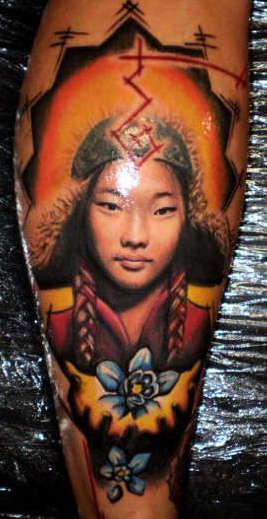 Тату казахское 