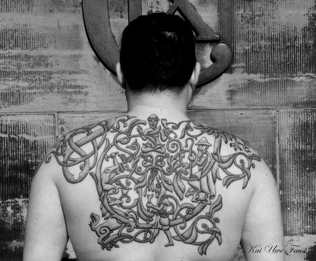 Тату древний стиль Германия