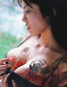 Тату японский пейзаж в стиле Сансуй — медитация и покой