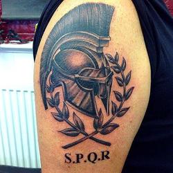 Тату Спарта SPQR