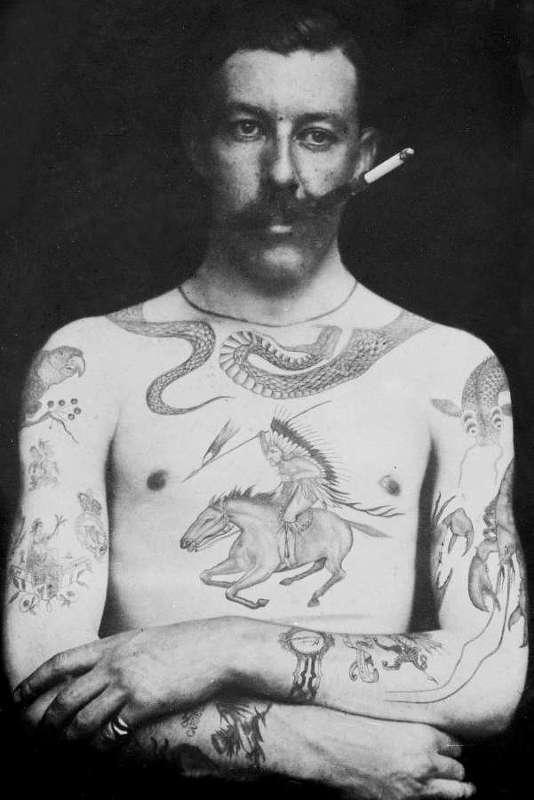 Тату старинные