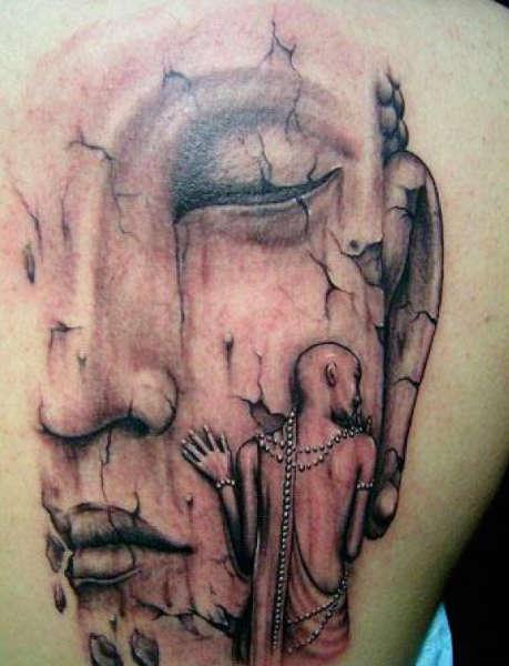 Тату демоны и ангелы