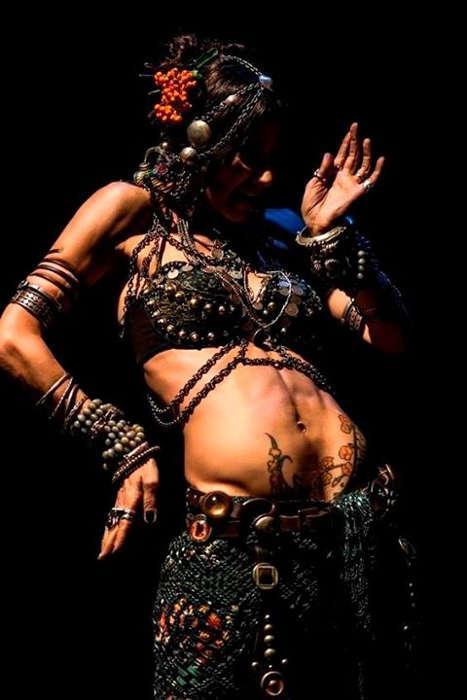 Тату танца Tribal — сакральный танец ритма и звучания