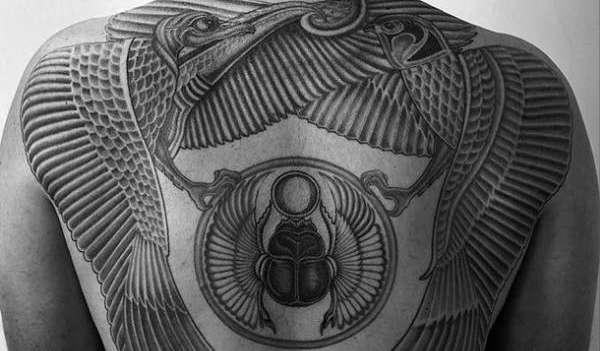 Тату скарабей Лампы Мафусаила