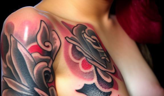 Что разрушает цвет и контур татуировок