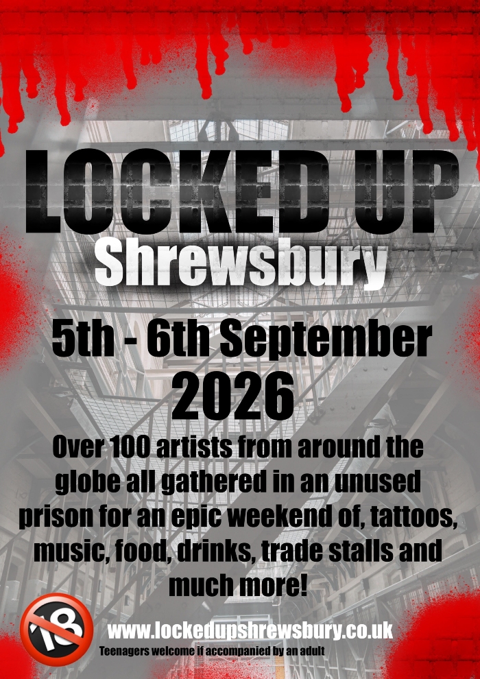 Locked Up Shrewsbury Tattoo Convention #4 (2026)
