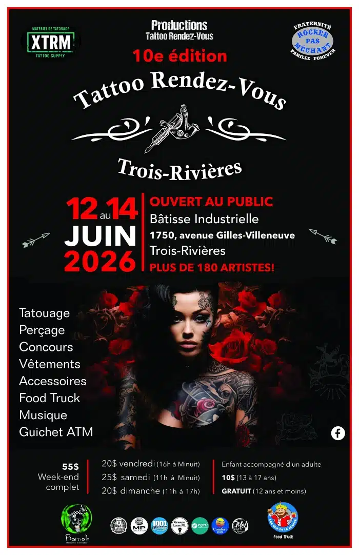 Tattoo Rendez Vous Trois Rivières (2026)