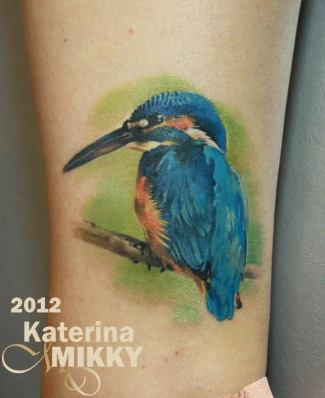 Тату птица маленькая