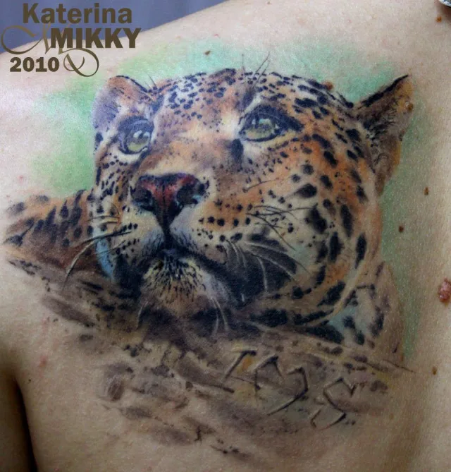 Тату ягуар