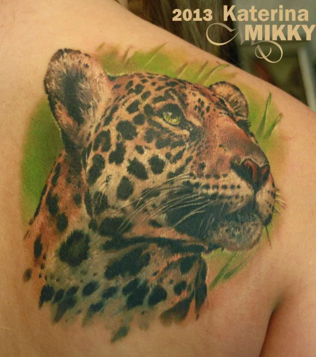 Тату ягуар