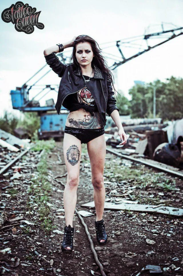 Участница конкурса tattoo Queen Элеонора Злая