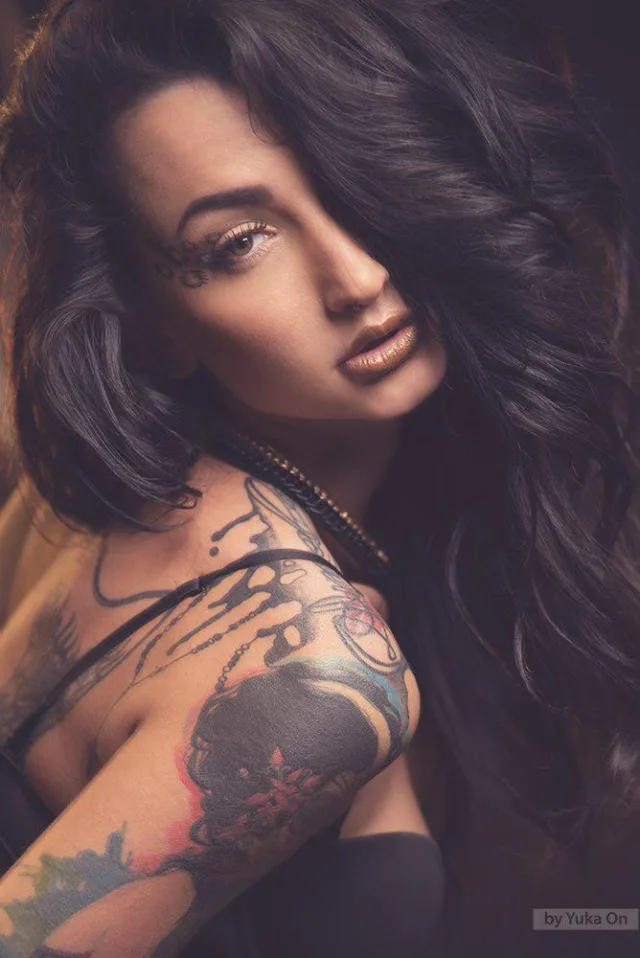 Участница конкурса tattoo Queen восхитительная Анжелика Андерсон